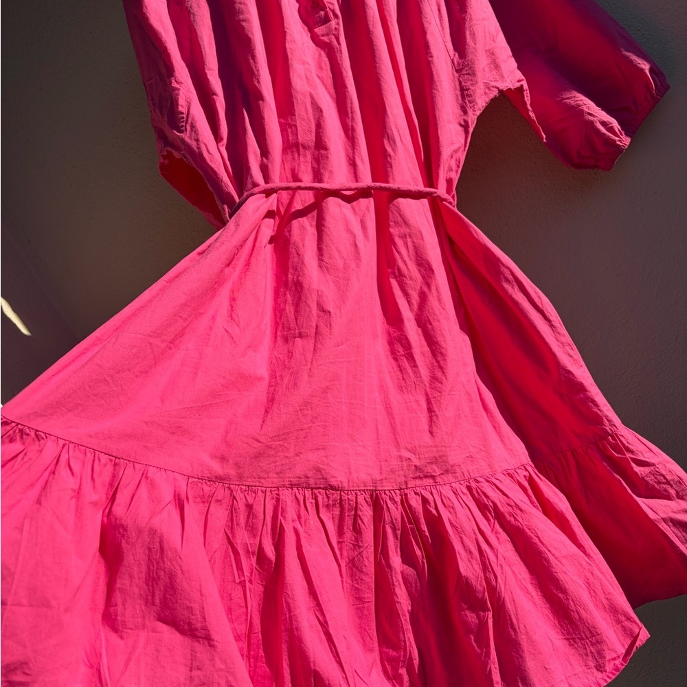 Apiece Apart Vibrant Pink Mini Dress - Picture 8 of 11